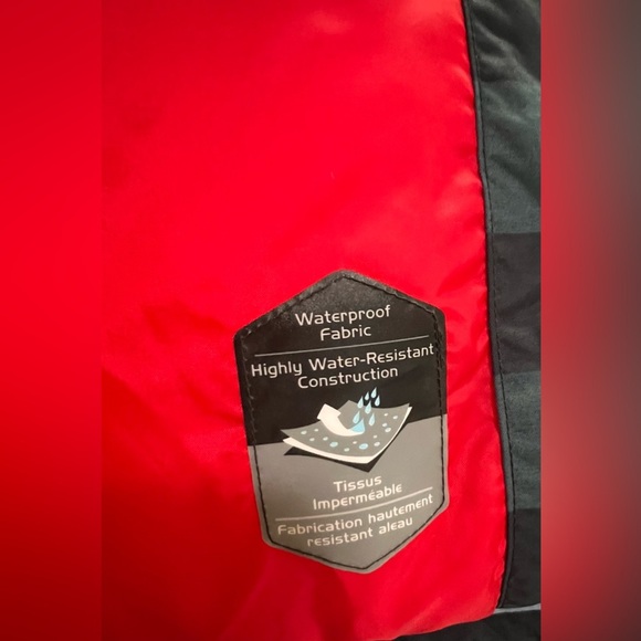 Columbia Boys 14/16 Multicolored Ice Slope Waterproof Winter Hooded Parka - Picture 5 of 7